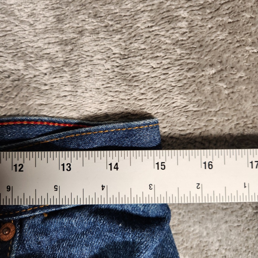 Levi's 550 Relaxed Tapered Blue Denim Jeans Women's Size 14 30X33 Medium Wash - Picture 2 of 12
